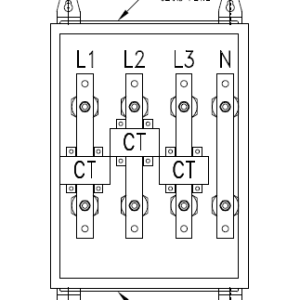 3CT DIGITAL POWER ANALYZERS METER PANEL